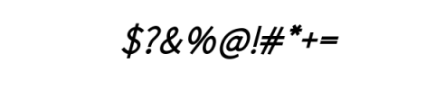 Neuron Serif Bold Italic.ttf Font OTHER CHARS