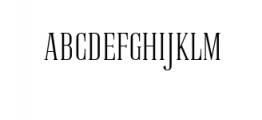 New Ayres.ttf Font UPPERCASE