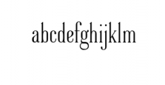 New Ayres.ttf Font LOWERCASE