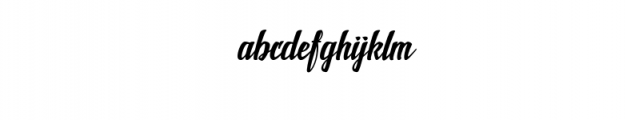 New Shine script.otf Font LOWERCASE