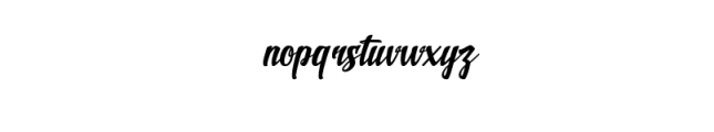 New Shine script.otf Font LOWERCASE