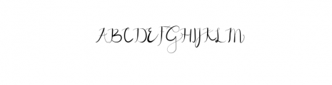 NewGLADISH-Script.otf Font UPPERCASE