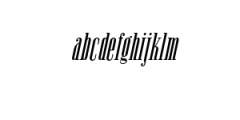 Newston Italic.otf Font LOWERCASE