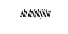 Newston Italic.ttf Font LOWERCASE