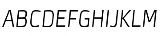 Neuron Angled Extralight Italic Font UPPERCASE