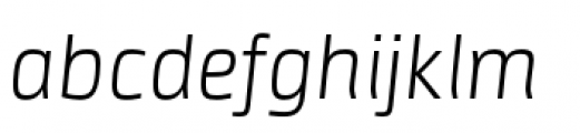 Neuron Angled Extralight Italic Font LOWERCASE