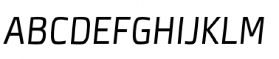 Neuron Angled Light Italic Font UPPERCASE