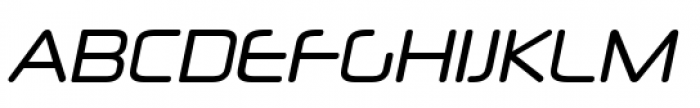 Neuropol X Condensed Regular Italic Font UPPERCASE