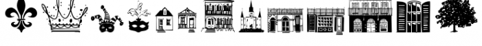 New Orleans Doodles Font LOWERCASE