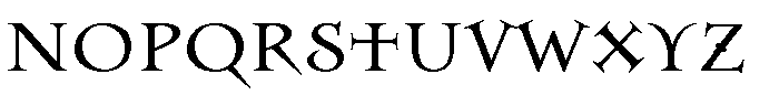 Newcomen Regular Font UPPERCASE