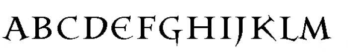 Newcomen Regular Font LOWERCASE