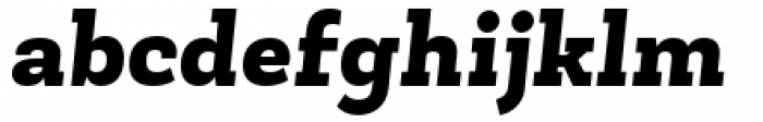 Newslab Black Italic Font LOWERCASE
