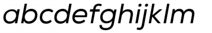 Nexa Italic Font LOWERCASE