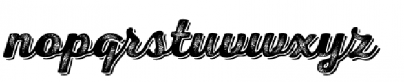 Nexa Rust Script B Shadow 03 Font LOWERCASE
