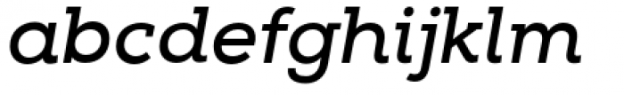 Nexa Slab Bold Italic Font LOWERCASE