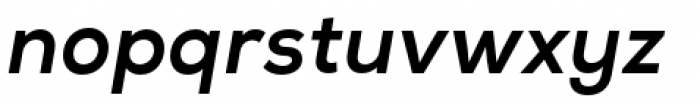 Nexa X Bold Italic Font LOWERCASE