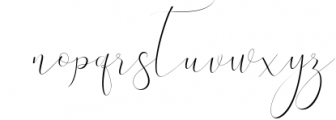 NEW England Script Font LOWERCASE