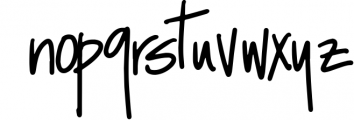 Neskowin Font with Fun Ligatures! Font LOWERCASE