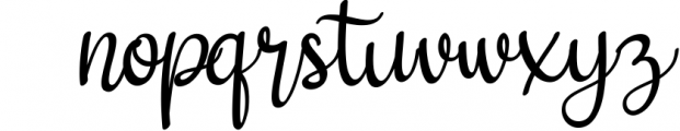 New Christmas - Modern Calligraphy Font LOWERCASE