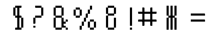NECMobile Font OTHER CHARS