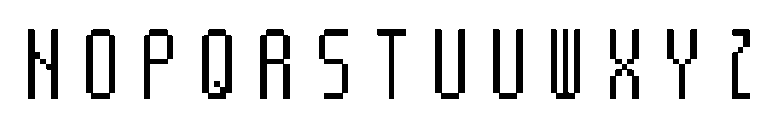 NECMobile Font UPPERCASE