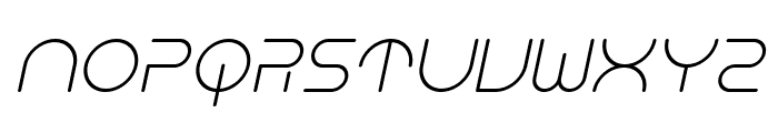 NEONCLUBMUSIC-Italic Font LOWERCASE