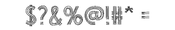 NEONIZED Font OTHER CHARS