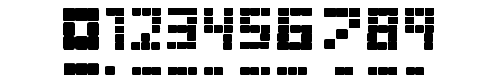 NEW TETRIS Font OTHER CHARS
