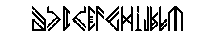 NEWHORKBold Font UPPERCASE