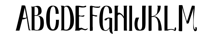 Nearly Dignified Condensed Font UPPERCASE