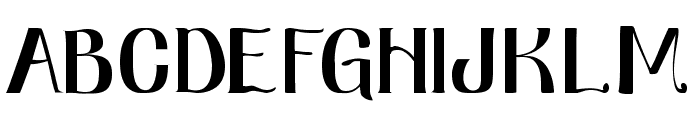Nearly Dignified Font UPPERCASE