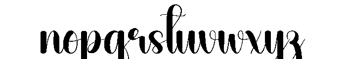 Neatness Font LOWERCASE