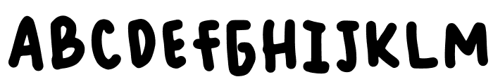 Nebby Kiyowo Regular Font UPPERCASE