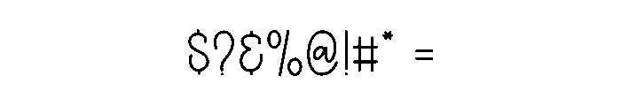 Necocha Font OTHER CHARS