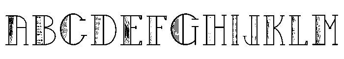 Nedele Font UPPERCASE
