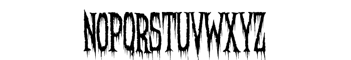 Needleteeth Creepy Font LOWERCASE