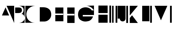 NegativeO Font LOWERCASE