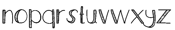 Nelship Font LOWERCASE