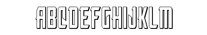 Nemesis Enforcer 3D Regular Font UPPERCASE