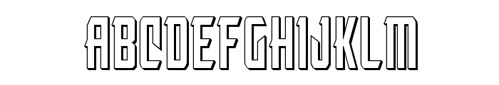 Nemesis Enforcer 3D Regular Font LOWERCASE