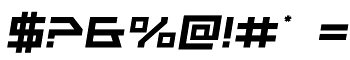 Neo-Navy Semi-Italic Font OTHER CHARS