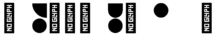 Neo Tetra Regular Font OTHER CHARS