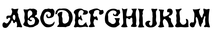 Neo Victorian Font UPPERCASE