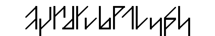 NeoRunic Font LOWERCASE