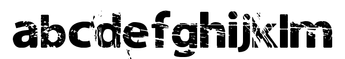 NeoTrash Bold Font LOWERCASE
