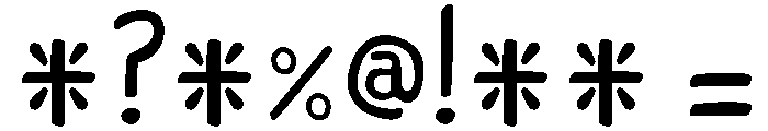 Neocat Regular Font OTHER CHARS