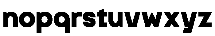 Neogen Black Font LOWERCASE
