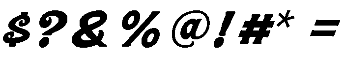 NeolandScript-Demo Font OTHER CHARS