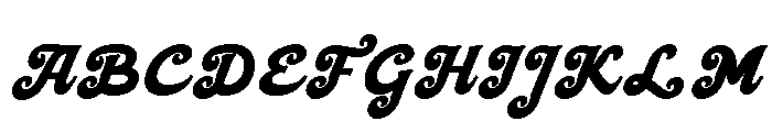 NeolandScript-Demo Font UPPERCASE