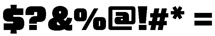 NeometraCaps Black Font OTHER CHARS